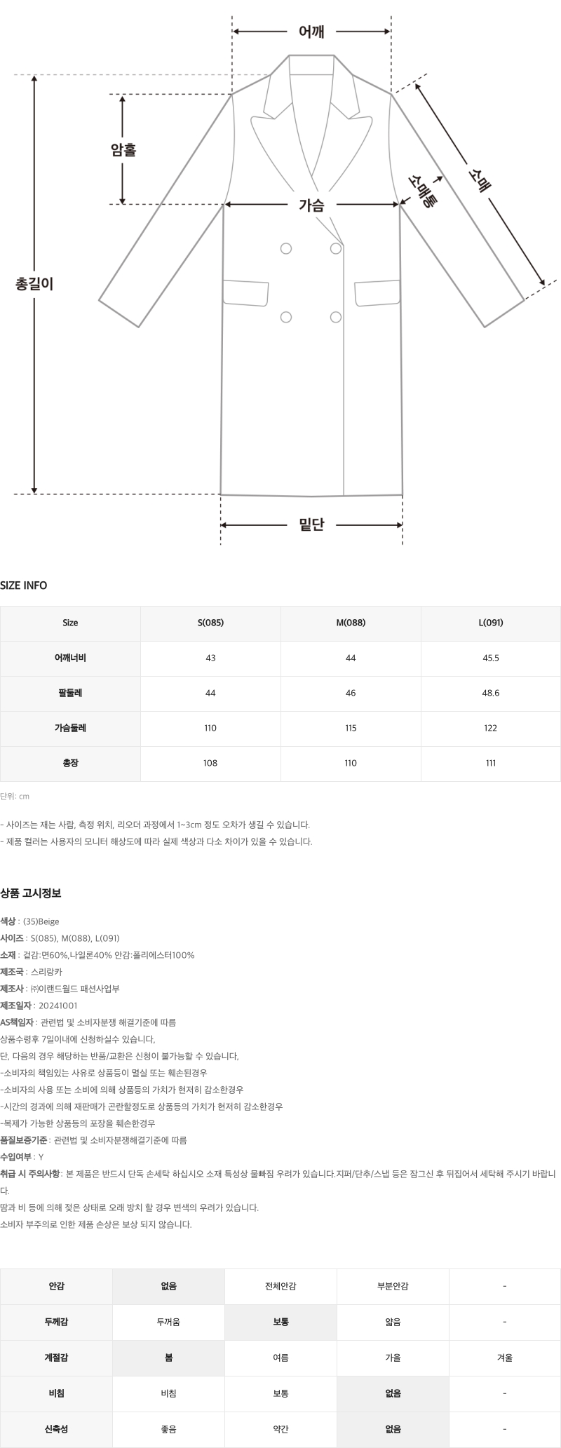[프레피룩/간절기아우터] 맥 트렌치 코트_RMJTF23R12 상세 이미지 2
